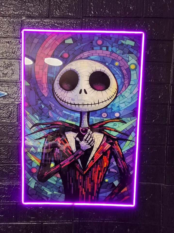 Cuadro decorativo iluminado